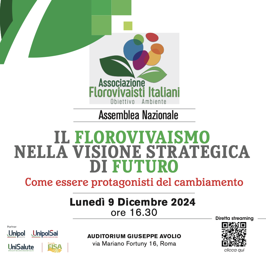 Il florovivaismo nella visione strategica di futuro. Come essere protagonisti de cambiamento